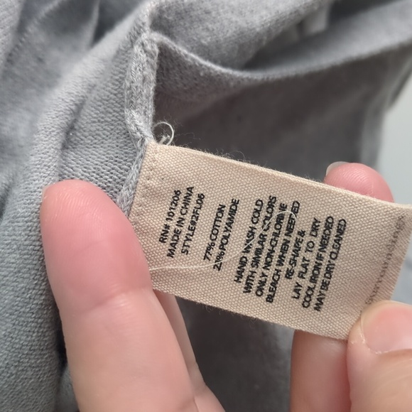 Soft Surroundings Deidre Light Gray Turtleneck Sweater Pullover Sz L - Picture 9 of 10